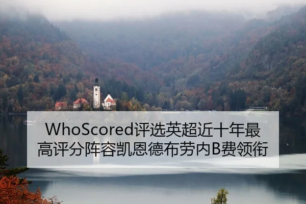 WhoScored评选英超近十年最高评分阵容凯恩德布劳内B费领衔